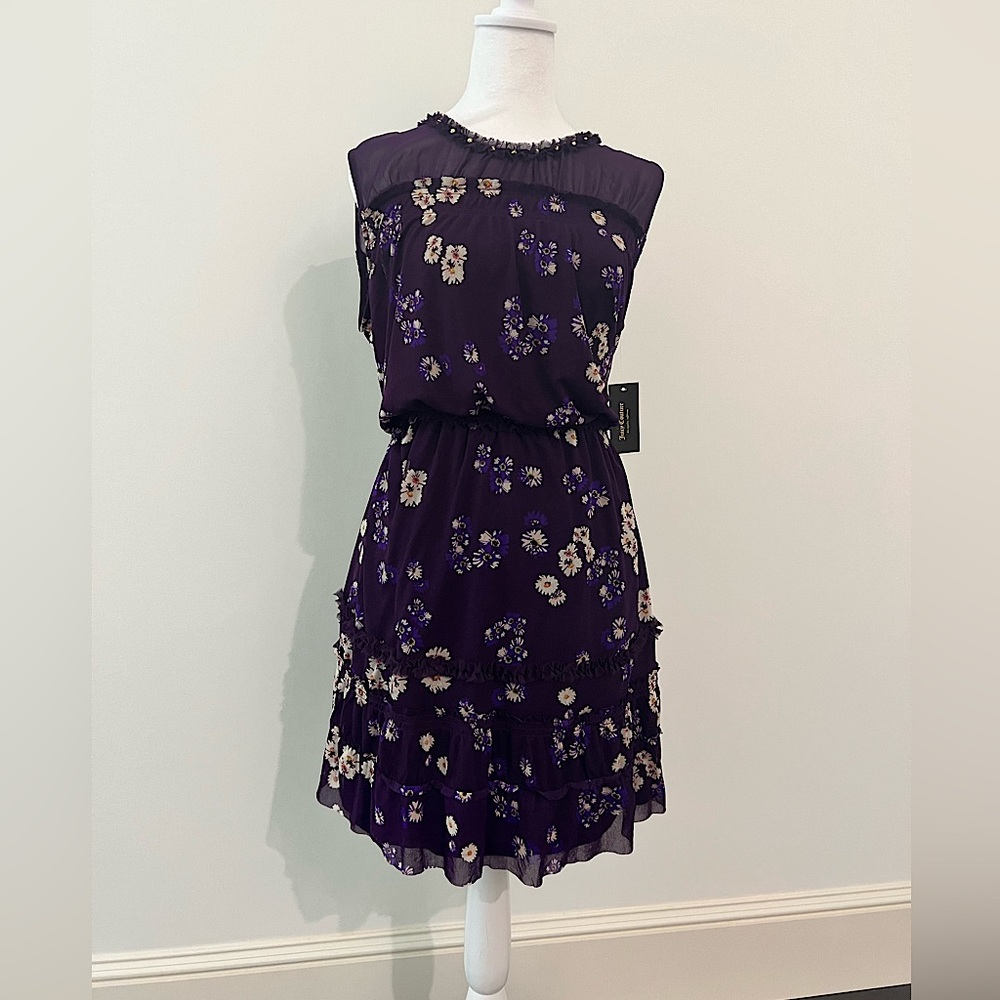 Juice Couture Purple Floral Dress